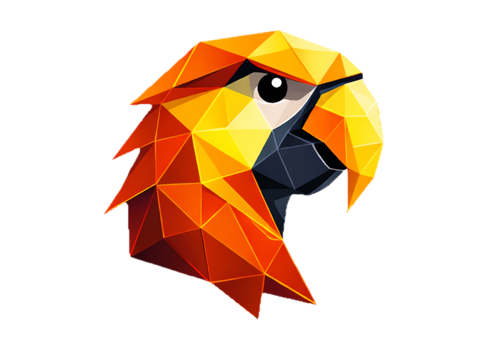 Orange Macaw Studio Logo
